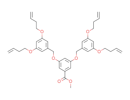 Benzoic acid, 3,5-bis[[3,5-bis(3-butenyloxy)phenyl]methoxy]-, methyl
ester