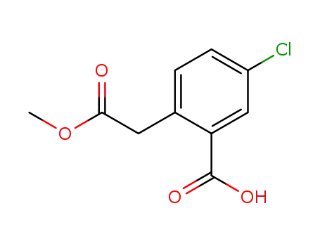 5-chloro-2-(2-methoxy-2-oxoethyl)benzoic acid