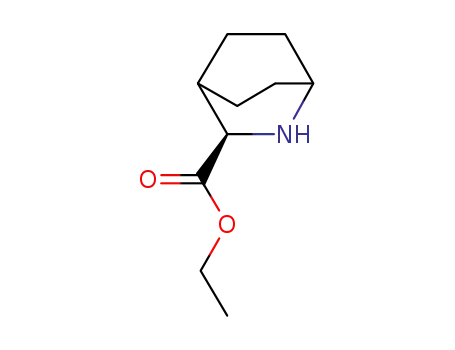 Molecular Structure of 205520-86-1 (2-Azabicyclo[2.2.2]octane-3-carboxylic acid, ethyl ester, (3R)-)