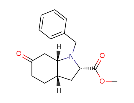 methyl (2S,3aS,7aS)-1-benzyl-6-oxo-octahydroindole-2-carboxylate