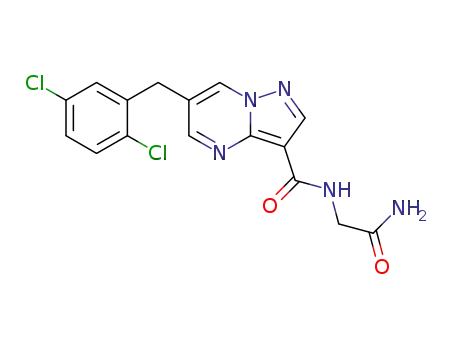 N-(2-amino-2-oxoethyl)-6-(2,5-dichlorobenzyl)pyrazolo[1,5-a]pyrimidine-3-carboxamide