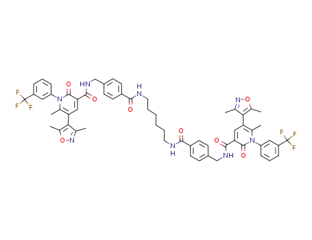 Molecular Structure of 950856-71-0 (C<sub>60</sub>H<sub>56</sub>F<sub>6</sub>N<sub>8</sub>O<sub>8</sub>)