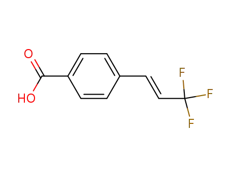 Molecular Structure of 950-03-8 (4-(3,3,3-trifluoropropenyl)benzoic acid:)