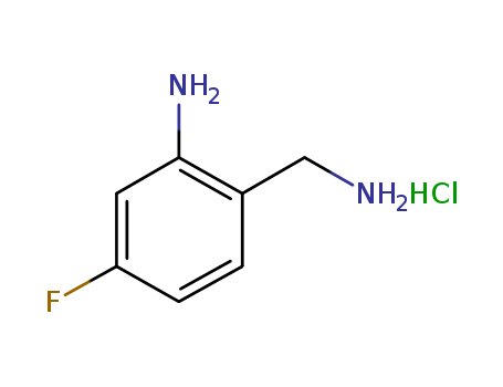 Benzenemethanamine,2-amino-4-fluoro-, hydrochloride (1:1)