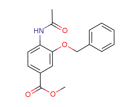 methyl 4-acetamido-3-(benzyloxy)benzoate