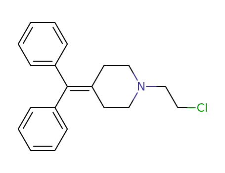 4-(diphenylmethylene)-1-(2-chloroethyl)piperidine