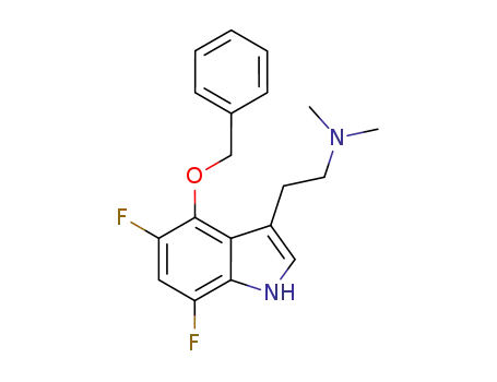 2-(4-benzyloxy-5,7-difluoro-1H-indol-3-yl)-N,N-dimethylethanamine