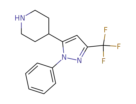 1-(3-trifluoromethyl-1-phenyl-1H-pyrazol-5-yl)piperidine