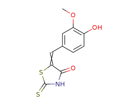 5-(4-Hydroxy-3-methoxybenzylidene)rhodanine
