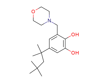 3-(morpholin-4-ylmethyl)-5-(2,4,4-trimethylpentan-2-yl)benzene-1,2-diol