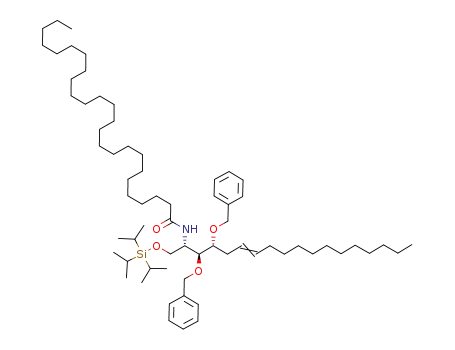 3,4-di-O-benzyl-2-hexacosylamino-1-O-triisopropylsilyl-octadec-6-ene