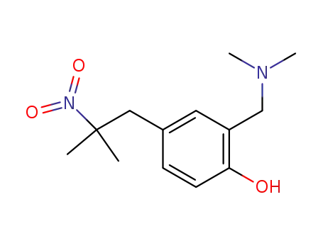 2-Dimethylaminomethyl-4-(2-methyl-2-nitropropyl)-phenol