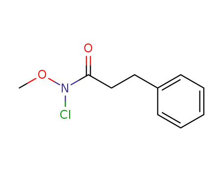 Benzenepropanamide, N-chloro-N-methoxy-