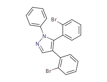 1H-Pyrazole, 4,5-bis(2-bromophenyl)-1-phenyl-