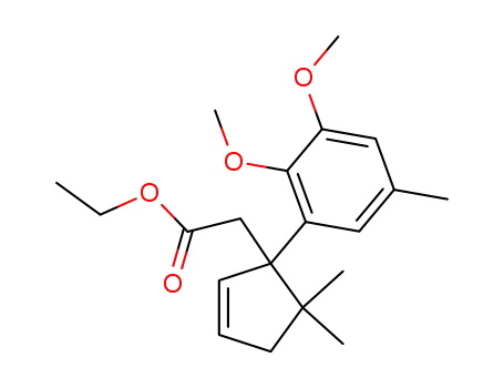 ethyl 2-[1-(2,3-dimethoxy-5-methylphenyl)-5,5-dimethylcyclopent-2-enyl]acetate