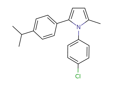 2-methyl-1-(4-chlorophenyl)-5-(4-i-propylphenyl)-1H-pyrrole