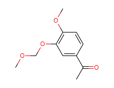 Molecular Structure of 408529-30-6 (1-(4-methoxy-3-(methoxymethoxy)phenyl)ethanone)