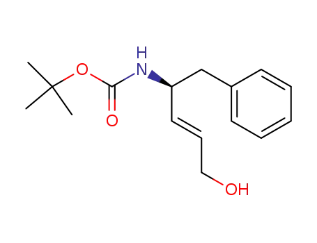 Carbamic acid, [(1S,2E)-4-hydroxy-1-(phenylmethyl)-2-butenyl]-,
1,1-dimethylethyl ester