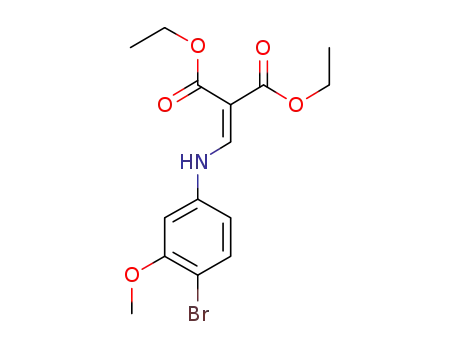 diethyl {[(4-bromo-3-methoxyphenyl)amino]methylene}malonate