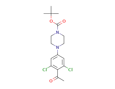 1,1-dimethylethyl 4-(4-acetyl-3,5-dichlorophenyl)-1-piperazinecarboxylate
