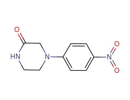 Molecular Structure of 223785-99-7 (4-(4-Nitrophenyl)-2-piperazinone)