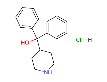4-Piperidinemethanol, a,a-diphenyl-, hydrochloride (1:1)