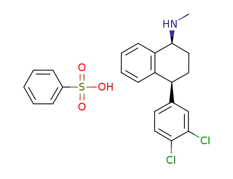 Molecular Structure of 630390-70-4 (sertraline besylate)