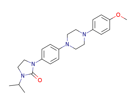 2-Imidazolidinone, 1-[4-[4-(4-methoxyphenyl)-1-piperazinyl]phenyl]-3-(1-methylethyl)-