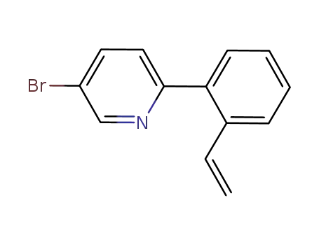 Molecular Structure of 946844-55-9 (5-bromo-2-(2-vinylphenyl)pyridine)