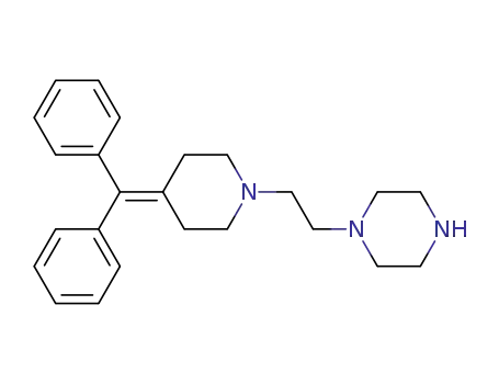 1-[2-(4-diphenylmethylene-1-piperidinyl)ethyl]piperazine