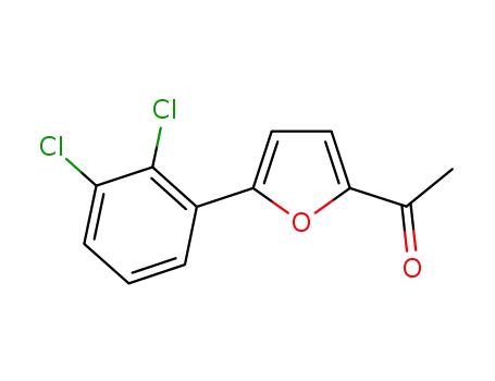 Molecular Structure of 657405-39-5 (Ethanone, 1-[5-(2,3-dichlorophenyl)-2-furanyl]-)