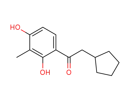Ethanone, 2-cyclopentyl-1-(2,4-dihydroxy-3-methylphenyl)-