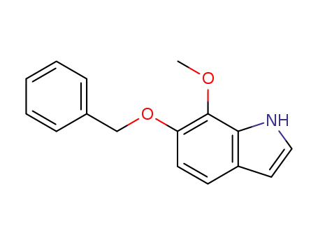 1H-Indole, 7-methoxy-6-(phenylmethoxy)-