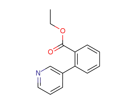 Molecular Structure of 225797-25-1 (2-PYRIDIN-3-YL-BENZOIC ACID ETHYL ESTER)