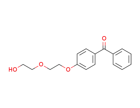Molecular Structure of 916171-13-6 (Methanone, [4-[2-(2-hydroxyethoxy)ethoxy]phenyl]phenyl-)