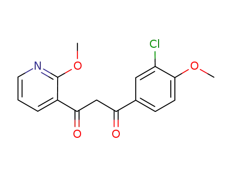 1,3-Propanedione,
1-(3-chloro-4-methoxyphenyl)-3-(2-methoxy-3-pyridinyl)-