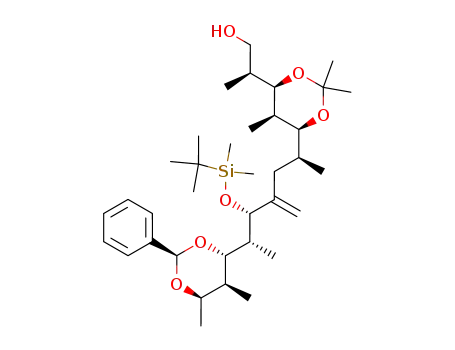 (2S,3R,4R,5S,6S,9S,10R,11S,12S,13R)-9-(tert-butyldimethylsiloxy)-11,13-((R)-benzylidenedioxy)-3,5-(isopropylidenedioxy)-8-methylene-2,4,6,10,12-pentamethyltetradecan-1-ol