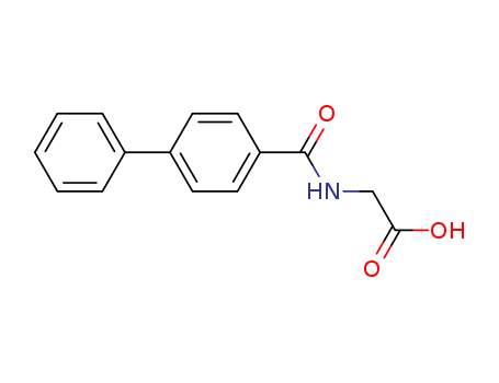 Glycine,N-([1,1'-biphenyl]-4-ylcarbonyl)- cas  75446-59-2