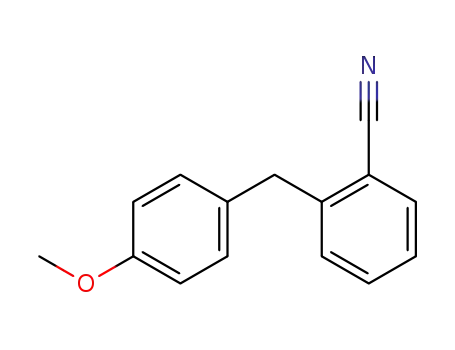 Molecular Structure of 6335-84-8 (2-(4-methoxybenzyl)benzonitrile)