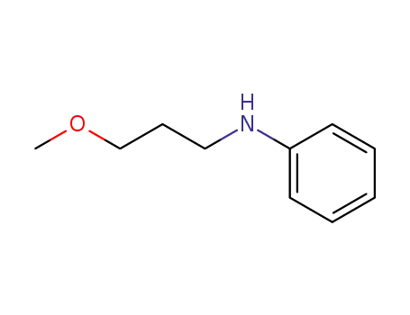 Molecular Structure of 174197-43-4 (Benzenamine, N-(3-methoxypropyl)- (9CI))