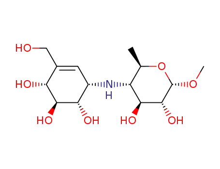 a-D-Glucopyranoside, methyl4,6-dideoxy-4-[[(1S,4R,5S,6S)-4,5,6-trihydroxy-3-(hydroxymethyl)-2-cyclohexen-1-yl]amino]-