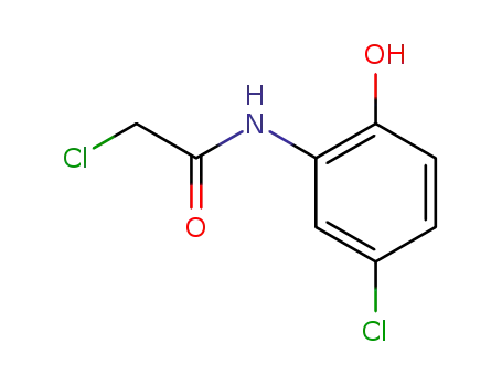 Molecular Structure of 35588-38-6 (2-chloro-N-(5-chloro-2-hydroxyphenyl)acetamide)