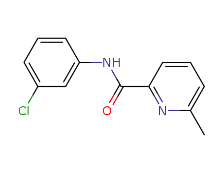 Molecular Structure of 908831-83-4 (N-(6-methyl-2-pyridinecarbonyl)-3-chloroaminobenzene)
