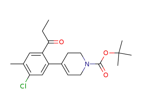 tert-butyl 4-(5-chloro-4-methyl-2-propionylphenyl)-3,6-dihydropyridine-1(2H)-carboxylate
