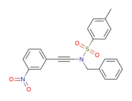 N-benzyl-N-4-toluenesulfonyl-4-methoxy-phenylethynylamine