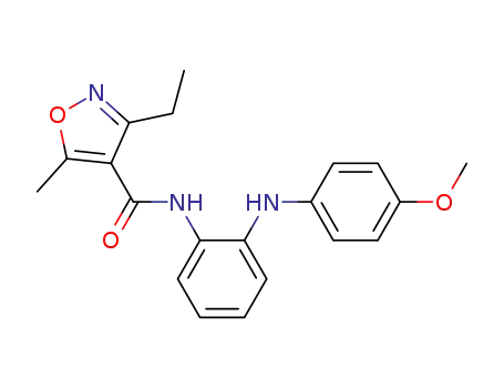 4-Isoxazolecarboxamide,
3-ethyl-N-[2-[(4-methoxyphenyl)amino]phenyl]-5-methyl-