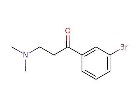 Molecular Structure of 51949-05-4 (1-Propanone, 1-(3-bromophenyl)-3-(dimethylamino)-)