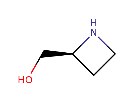 Molecular Structure of 104587-62-4 ((S)-2-AZETIDINEMETHANOL)