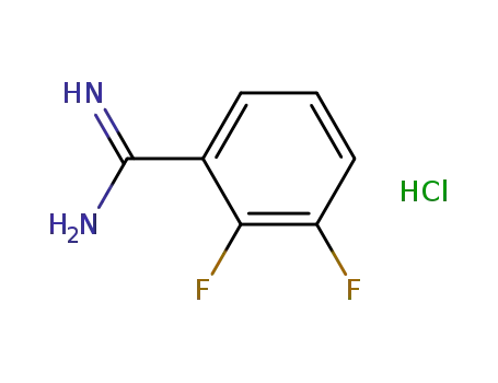 Molecular Structure of 1138036-26-6 (2,3-DIFLUORO-BENZAMIDINE HYDROCHLORIDE)