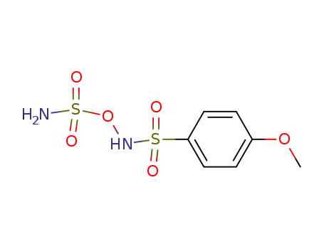 Molecular Structure of 1049038-08-5 ([(4-methoxyphenyl)sulfonyl]azanyl sulfamate)